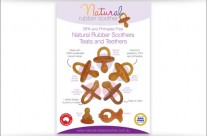 Natural Rubber Soother In-Store Posters