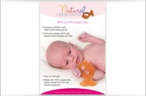 Natural Rubber Teether In-Store Posters